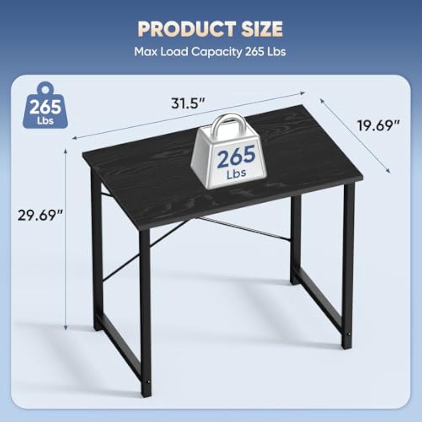 Modern Computer Desk – Compact Writing Table for Home & Office