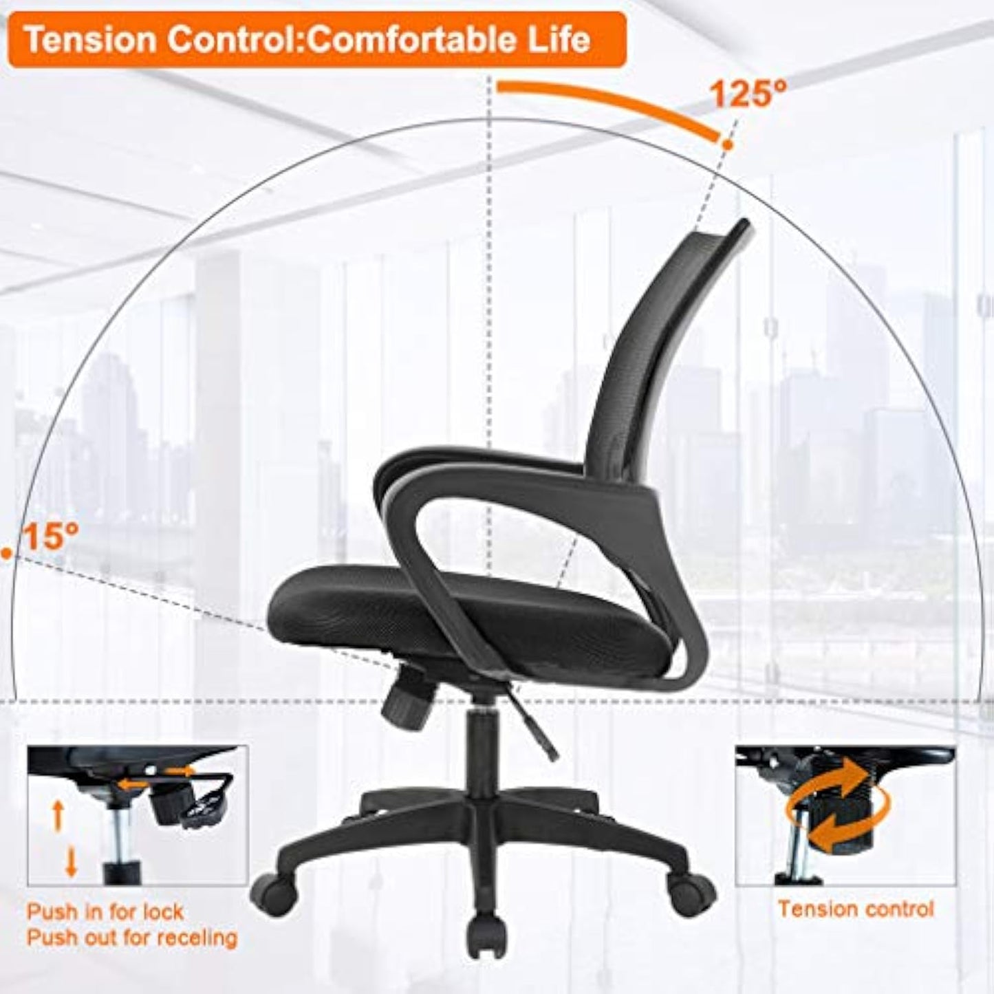 DUMOS 32" Modern Computer Desk
